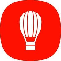 Hot air balloon Vector Icon Design