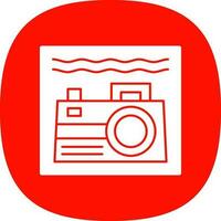 Underwater camera Vector Icon Design