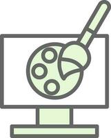 Digital art Vector Icon Design