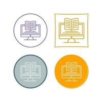 Digital Learning Vector Icon