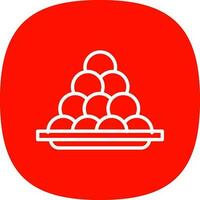 Oliebollen Vector Icon Design