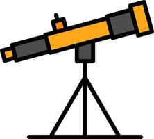 Telescope Vector Icon Design