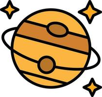 Saturn Vector Icon Design