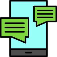 Conversation Vector Icon Design