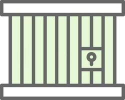 Jail Vector Icon Design