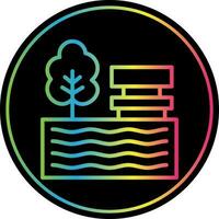 Lake Vector Icon Design