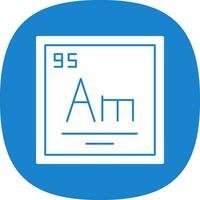 Americium Vector Icon Design