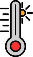 Thermometer Vector Icon Design