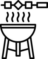 diseño de icono de vector de barbacoa