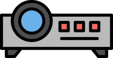 diseño de icono de vector de proyector