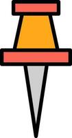 Push pin Vector Icon Design