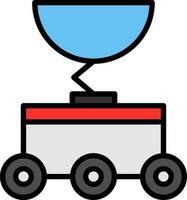 Moon rover Vector Icon Design