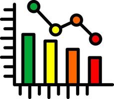 Graph Vector Icon Design