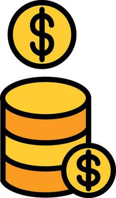 Coins Vector Icon Design
