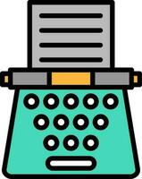 Typewriter Vector Icon Design