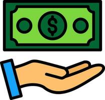 Cash payment Vector Icon Design