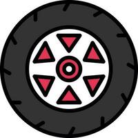Wheels Vector Icon Design