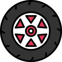 Wheels Vector Icon Design