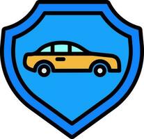 Car insurance Vector Icon Design