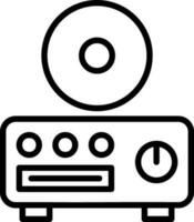 CD player Vector Icon Design