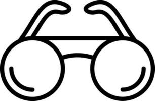 Glasses Vector Icon Design