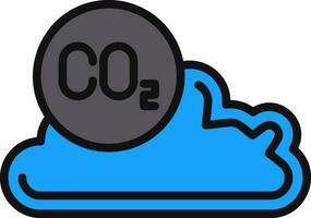 Carbon dioxide Vector Icon Design