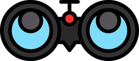 Binocular Vector Icon Design