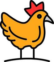 Hen Vector Icon Design