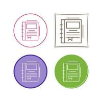 Spring Notebook Vector Icon