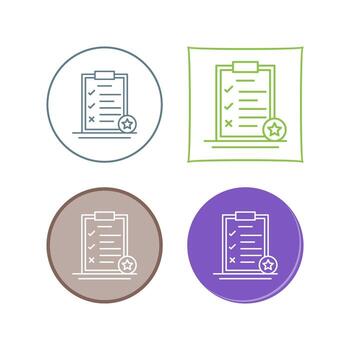 Task List Vector Icon