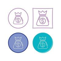 Money Bag Vector Icon