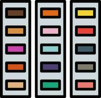 diseño de icono de vector de paleta de colores