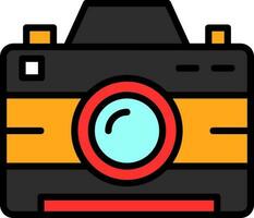 diseño de icono de vector de cámara fotográfica