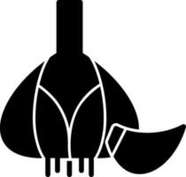 Garlic Vector Icon Design