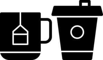 tazas vector icono diseño