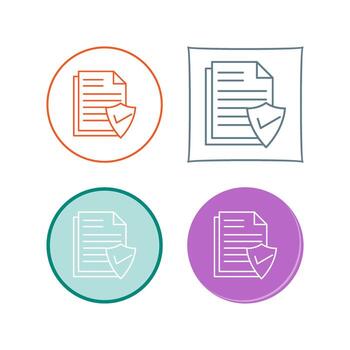 Valid Document Vector Icon