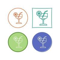 Cocktail Vector Icon