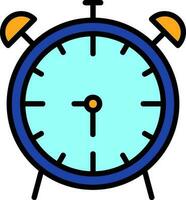 diseño de icono de vector de reloj de alarma