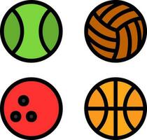 Balls Vector Icon Design