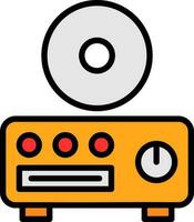 CD player Vector Icon Design