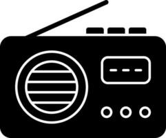 diseño de icono de vector de radio