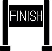 Finish line Vector Icon Design