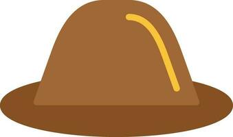 diseño de icono de vector de sombrero