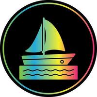 Catamaran Vector Icon Design