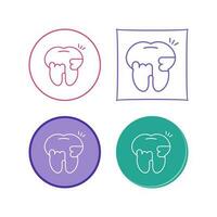 Toothache And Plaque Vector Icon