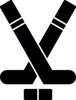 diseño de icono de vector de hockey