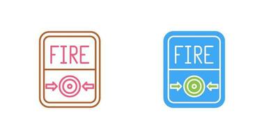 Fire Button Vector Icon