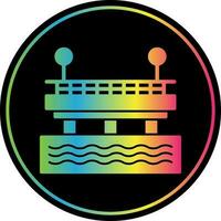 diseño de icono de vector de muelle