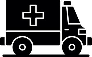 Ambulance Vector Icon Design