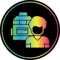 Backpacker Vector Icon Design